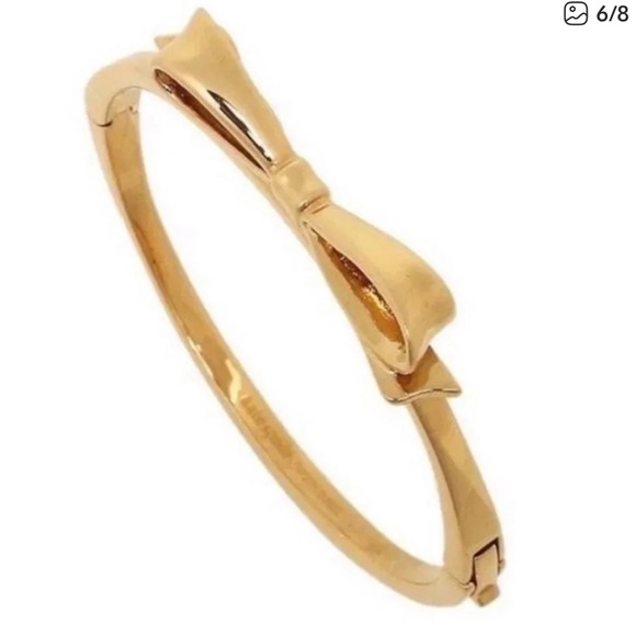Kate Spade love notes hinged bow bracelet - Picture 3 of 6